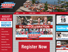 Tablet Screenshot of madisonminimarathon.com